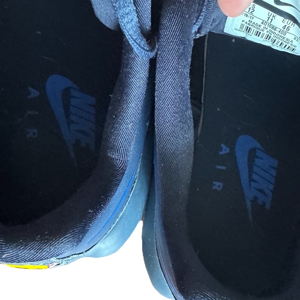 Nike Air Max Plus TN SE Sneakers in "Obsidian" Black & Blue Men's Size 12 - Picture 9 of 11